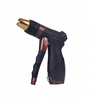 Heavy-Duty Zinc Alloy Garden Hose Nozzle with Adjustable Metal Head And Front Trigger