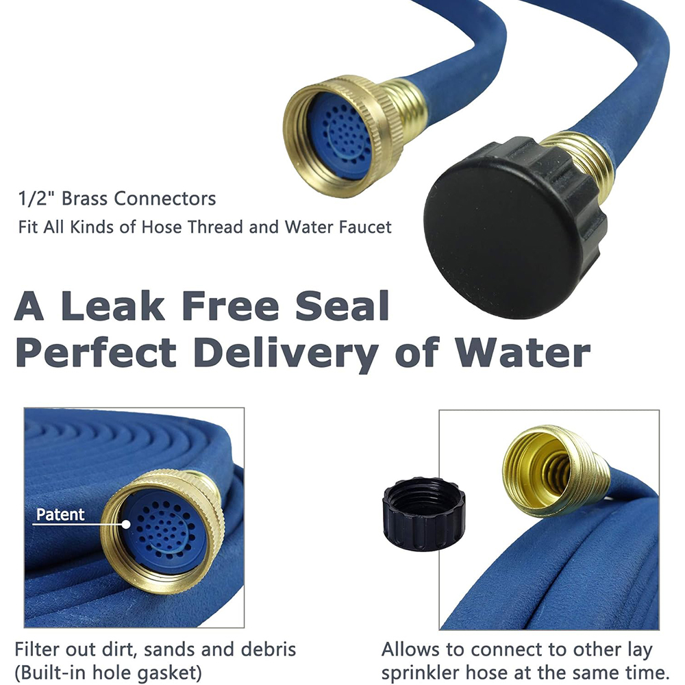50FT Water-Saving Soaker Hose for Large Gardens