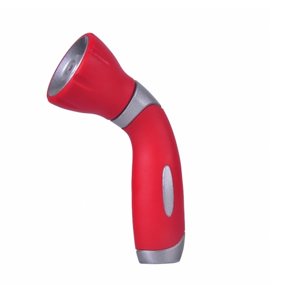 Mini Fireman's Style Metal Pistol Nozzle with Adjustable Spray Pattern