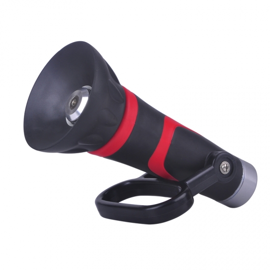 Heavy Duty Die-Cast Zinc Fireman's Hose Nozzle with Adjustable Spray Flow