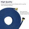 50FT Even-Flow Soaker Hose for Large Gardens and Full Coverage