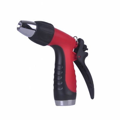 Adjustable Rear Trigger Plastic Hose Nozzle with 3-Way Spray And Trigger Lock