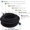 50FT Flexible Buriable Soaker Hose for Landscapes