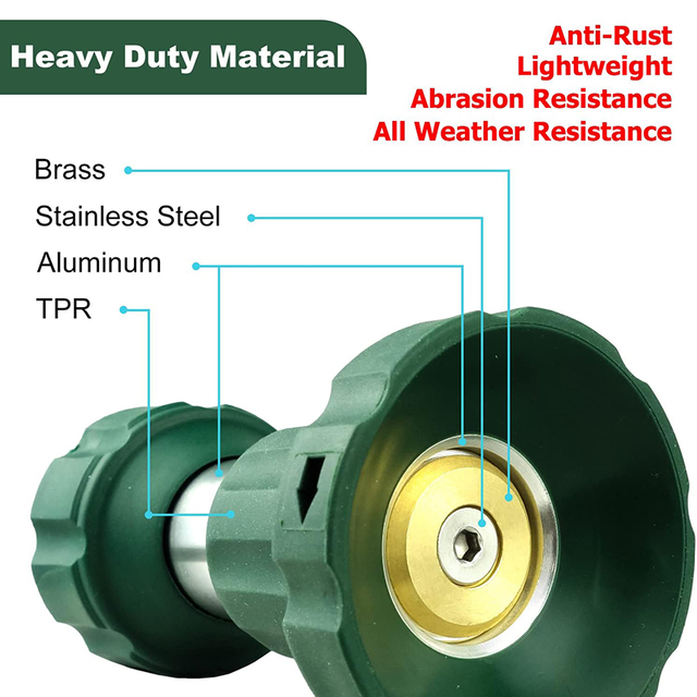 H2O WORKS Heavy-Duty Garden Hose Nozzle