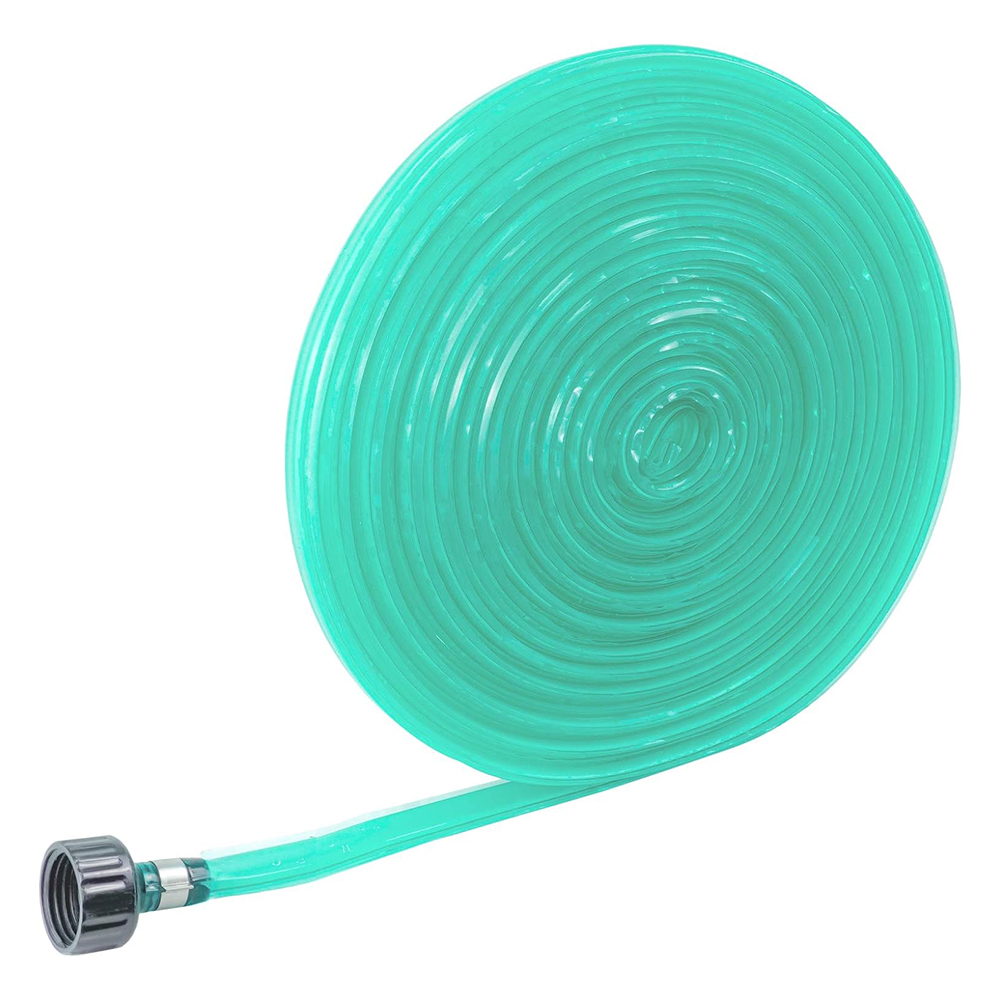 50FT Soaker Hose and Sprinkler for Large Lawns and Vegetable Gardens