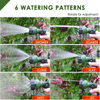 High-Pressure Garden Hose Nozzle with Thumb Flow Control