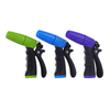 Plastic Rear Trigger Garden Hose Nozzle with Adjustable Head And Rubber Grip