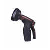 Heavy-Duty Metal 6-Pattern Hose Nozzle with Rear Trigger And TPR Grip