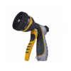 Heavy-Duty Metal 8-Pattern Front Trigger Hose Nozzle with Ergonomic TPR Grip