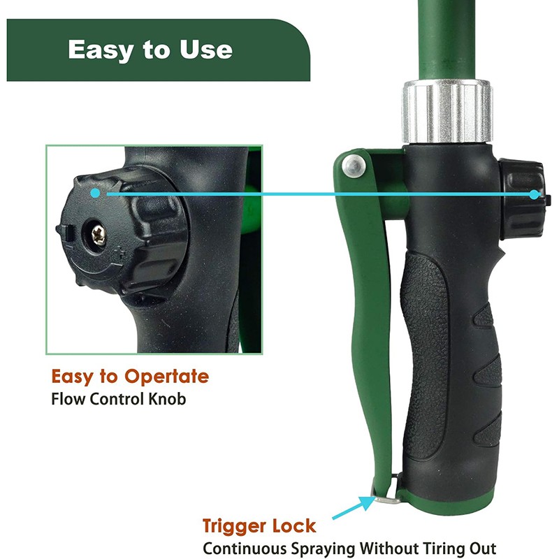 H2O WORKS Heavy Duty 28 Inch Watering Wand with Pivoting Head