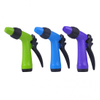 Adjustable Plastic Rear Trigger Hose Nozzle with 3-Way Head
