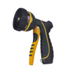 8-Pattern Plastic Hose Nozzle with TPR-Coated Front Trigger