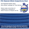 H2O WORKS 50 ft Lay-Flat Soaker Hose with Brass Ends