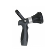 Heavy Duty Metal Fireman Hose Nozzle with Adjustable Jet to Cone Spray and TPR Grip