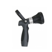 Heavy Duty Metal Fireman Hose Nozzle with Adjustable Jet to Cone Spray and TPR Grip