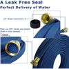 H2O WORKS 50 ft Lay-Flat Soaker Hose with Brass Ends