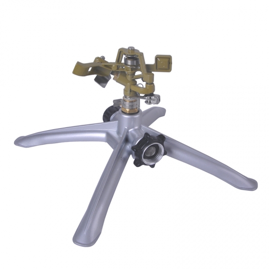 Heavy Duty Metal Impulse Sprinkler with Durable Metal Base