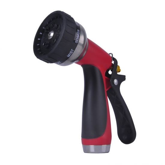 10-Pattern Rear Trigger Plastic Hose Nozzle