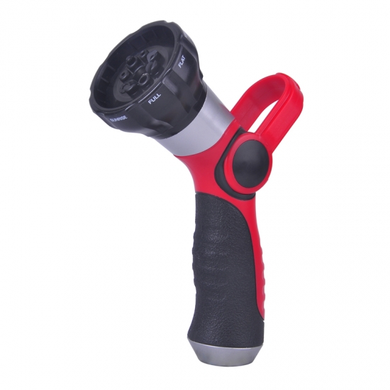 8-Pattern Hose Nozzle with Thumb ON/OFF Flow Control