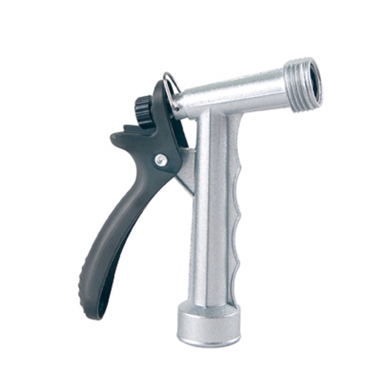 Adjustable Zinc Hose Nozzle with Plastic Rear Trigger And Attachable Head