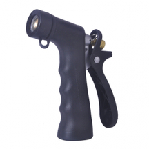 Heavy-Duty Die-Cast Zinc Hose Nozzle with Adjustable Spray and Lock-On Trigger