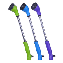 18 Inch 8-Pattern Water Wand with Plastic Shutoff Valve