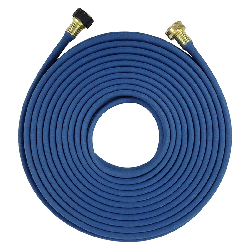 H2O WORKS 25 ft Flat Soaker Hose with Brass Fittings