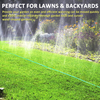 50FT Soaker Hose and Sprinkler for Large Lawns and Vegetable Gardens
