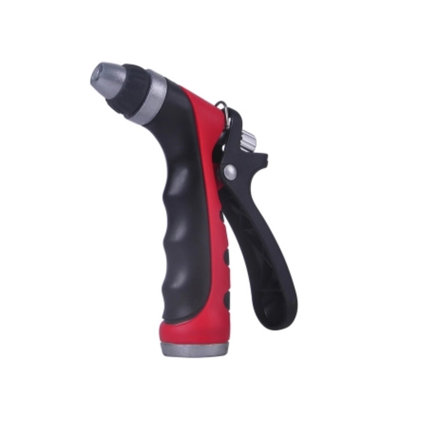 Heavy-Duty 3-Way Adjustable Metal Hose Nozzle with Rear Trigger Flow Control