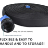 75 FT Long Soaker Hose for Large Gardens with Durable Fabric